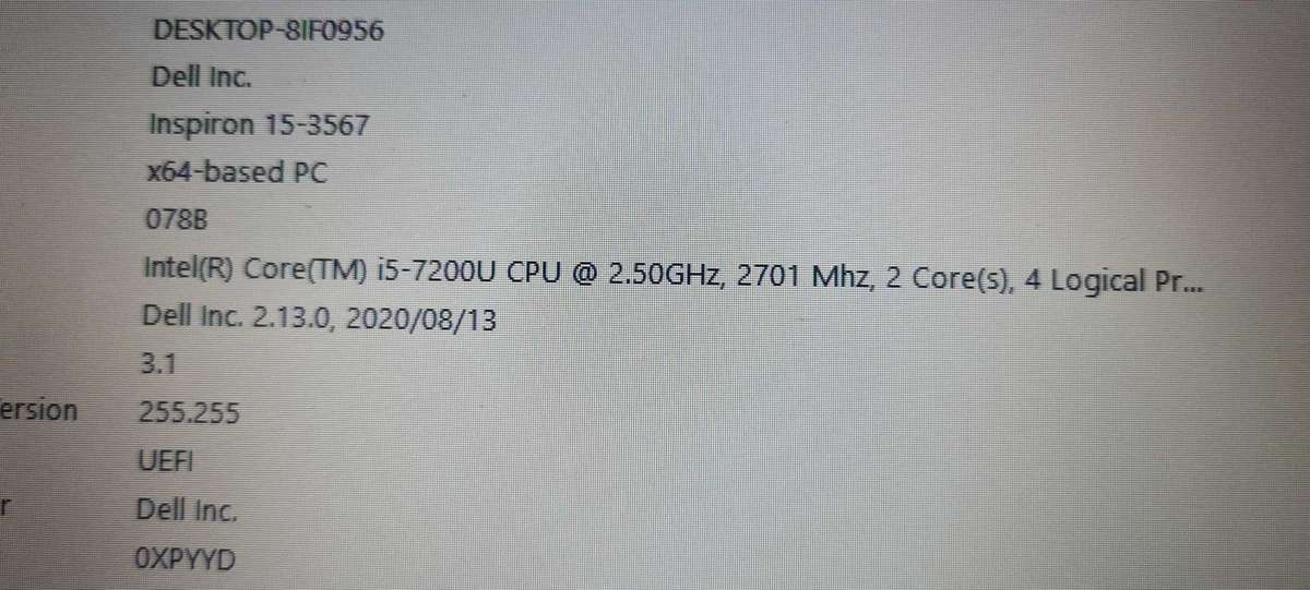 Dell Core i5 7th Gen laptop (Windows 11)