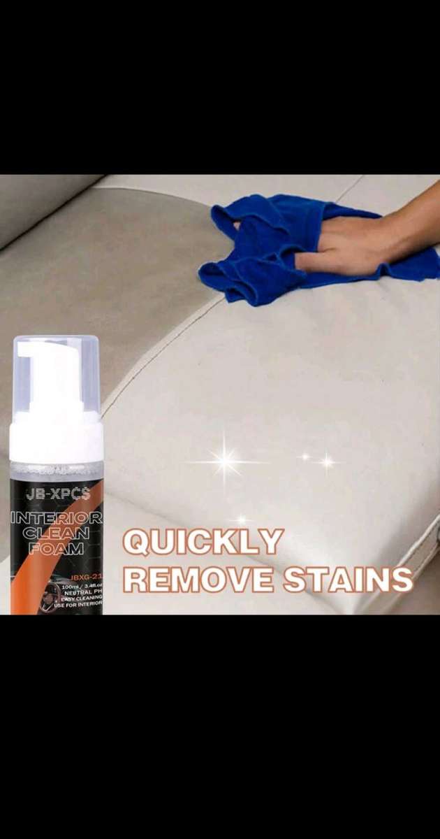 Interior Cleaner Water-free Foam Spray.