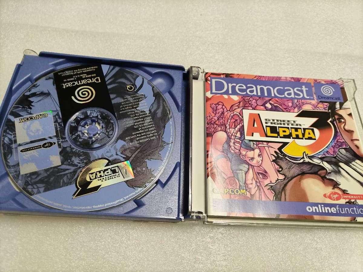 Street Fighter Alpha 3 PAL SEGA DREAMCAST CIB UNUSED CONDITION