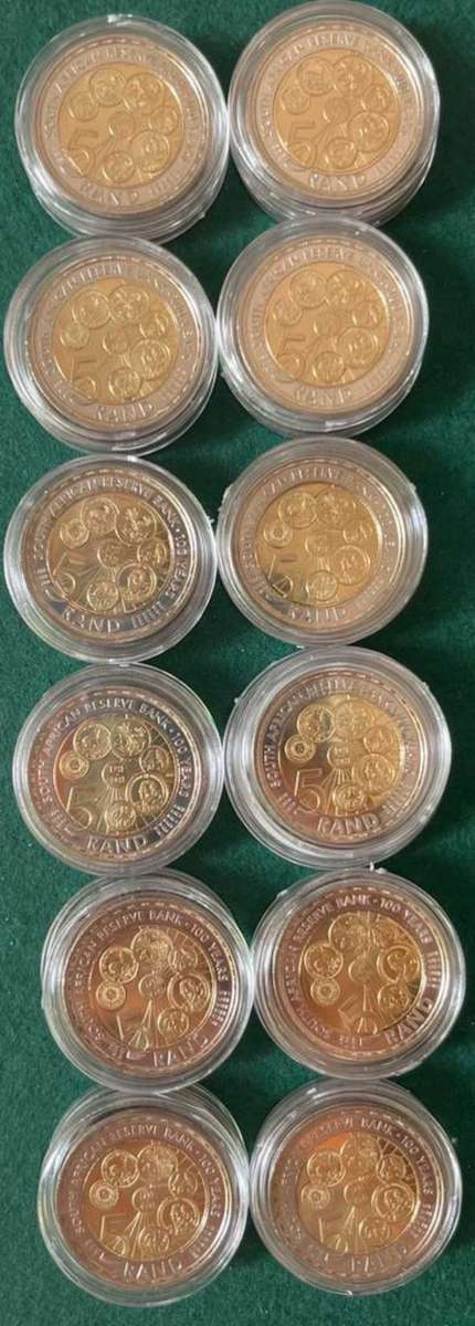 2021 SA RESERVE BANK 100YRS ANNAVERSARY R5