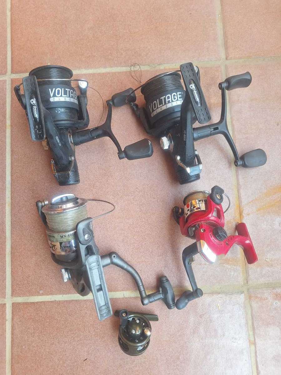 5 Fishing Reels for 1 Bid!