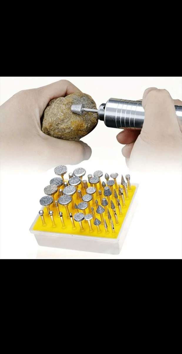50pcs Diamond Coated Grinding Head Grinding Burrs