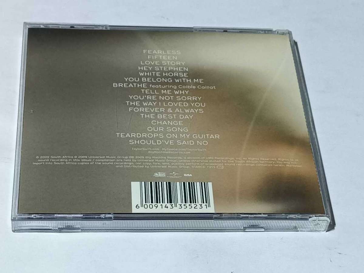 Taylor Swift,fearless ,cd