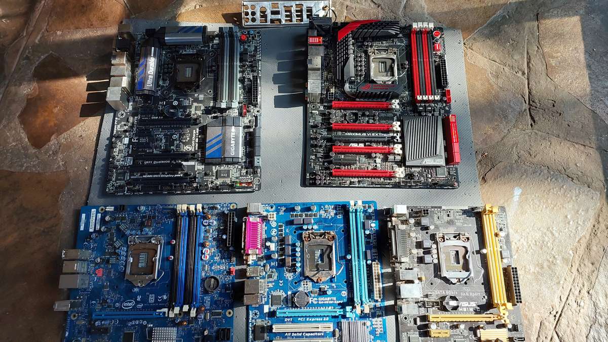Motherboard Lot x 5 Faulty