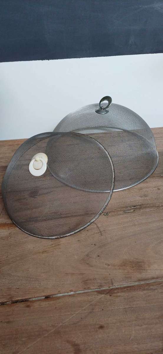 Set of 2 vintage food covers