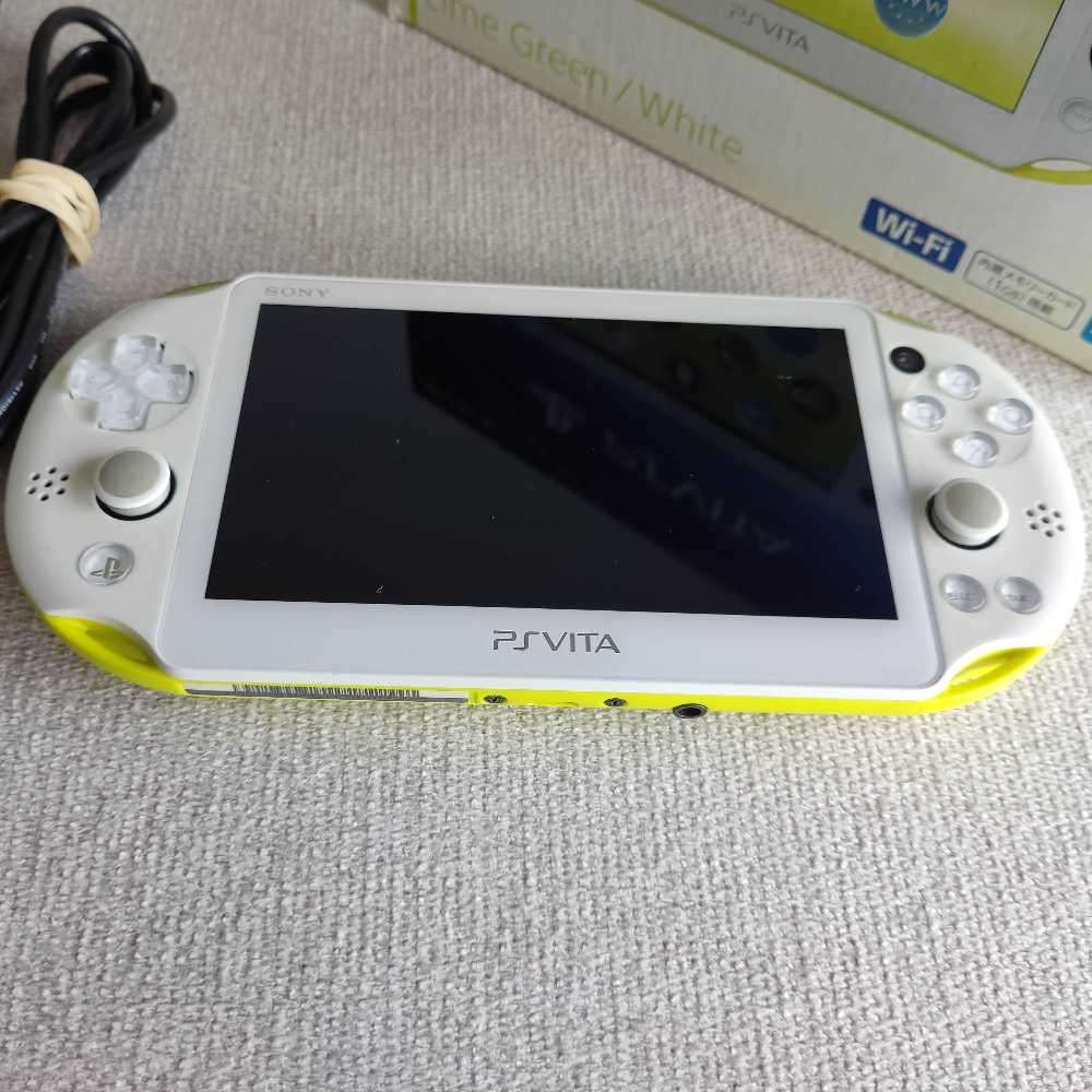 PS Vita / Playstation Vita Slim Model 2000 - Lime Green/White console