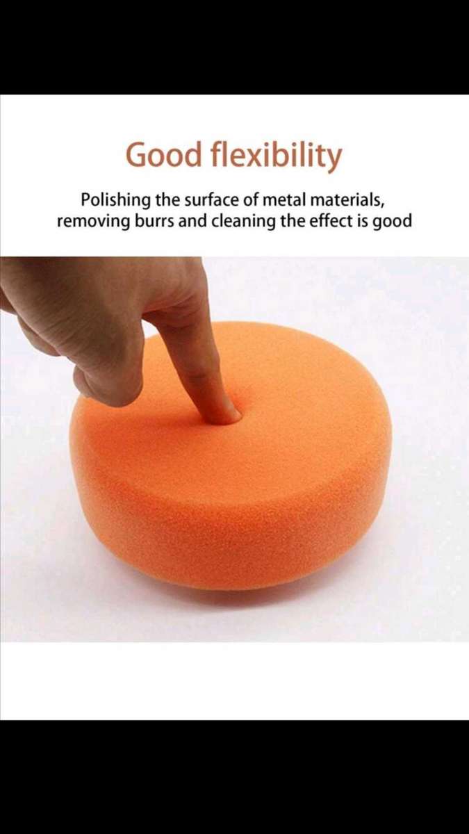 6" Flat Sponge Buffing Polishing Pad