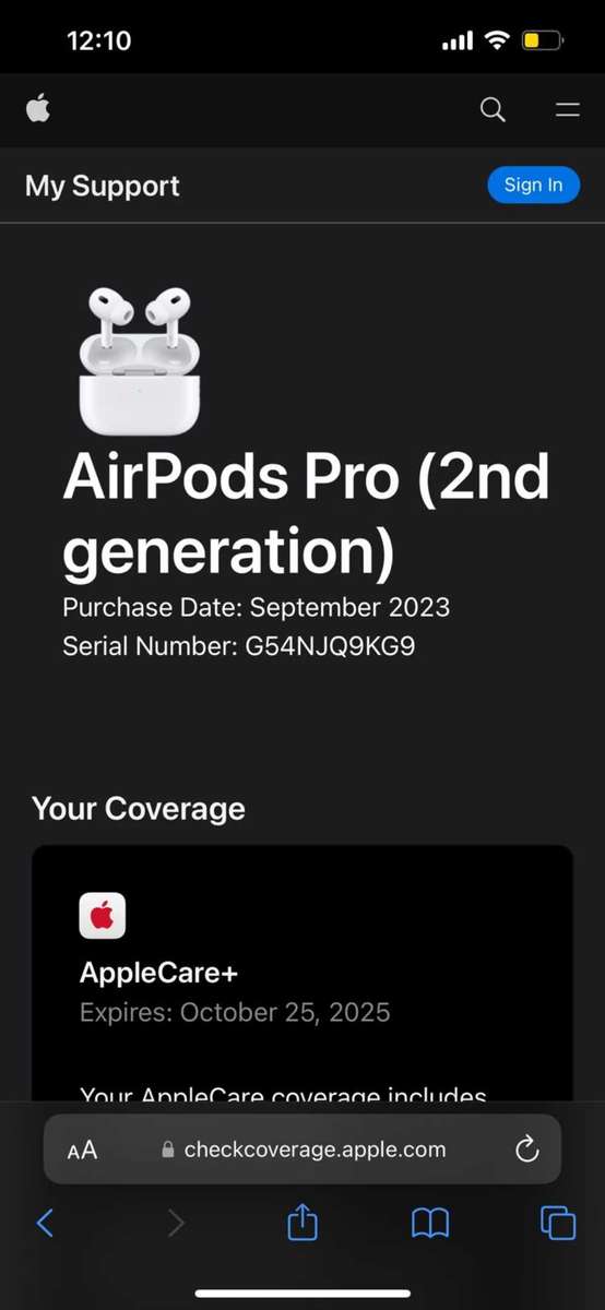 Brand new sealed Airpods Pro 2nd Gen, Sealed, warranty expiring September Oct 2025