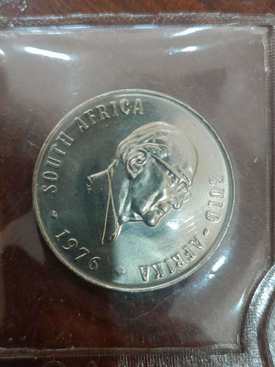 1976 South Africa Coin Set Uncirculated (1/2c - R1)