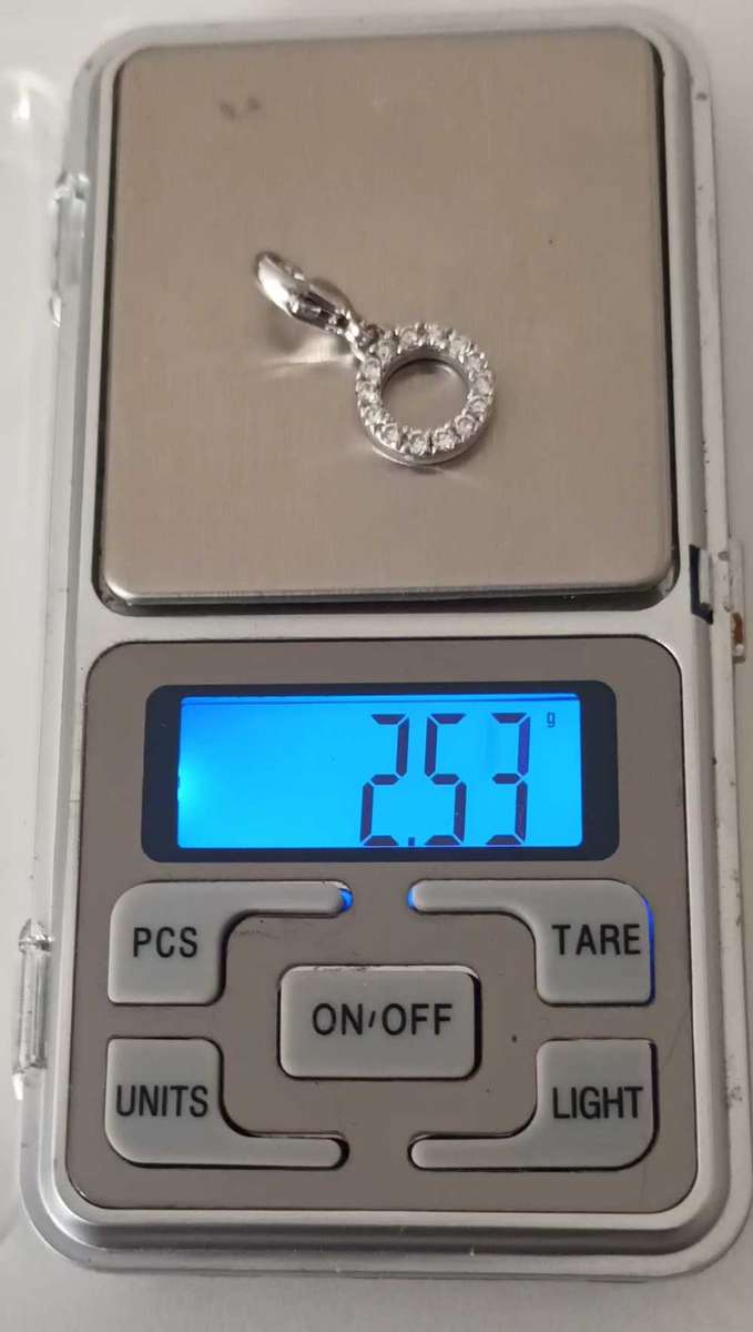 STUNNING 925 STERLING SILVER  & CZ TI SENTO MILANO CHARM 2.53g