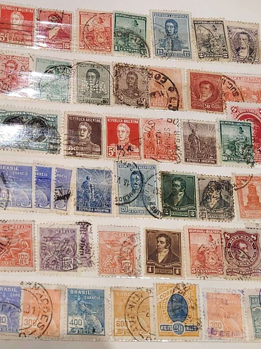 World selection - exquisite - in old stock book - GEMS to be found here!!