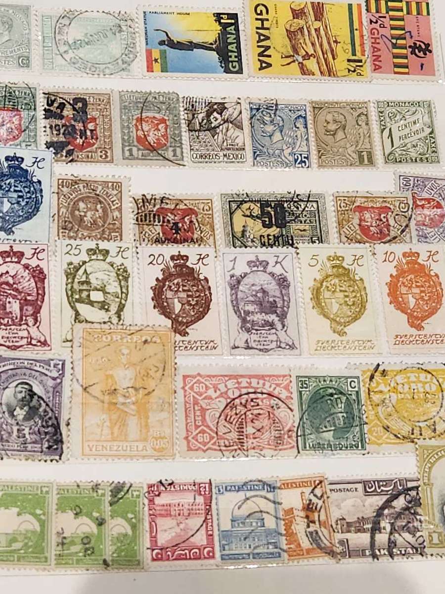 World selection - exquisite - in old stock book - GEMS to be found here!!