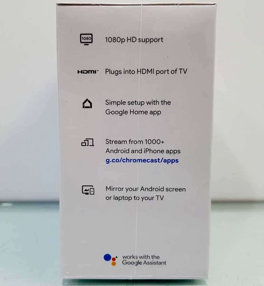 Google Chrome Third Generation HDMI Digital Media Video Transmitter