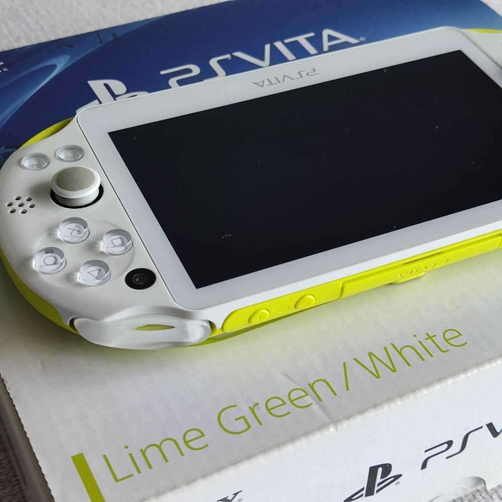 PS Vita / Playstation Vita Slim Model 2000 - Lime Green/White console