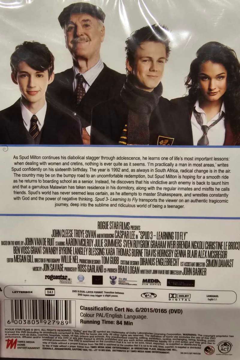 The Spud trilogy on DVD