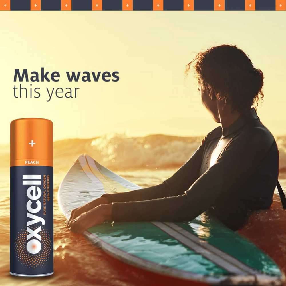 Oxycell. Different flavored Oxycell cans.