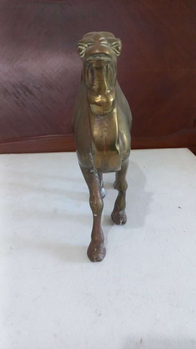 Vintage Large brass Camel animal ornament home decor