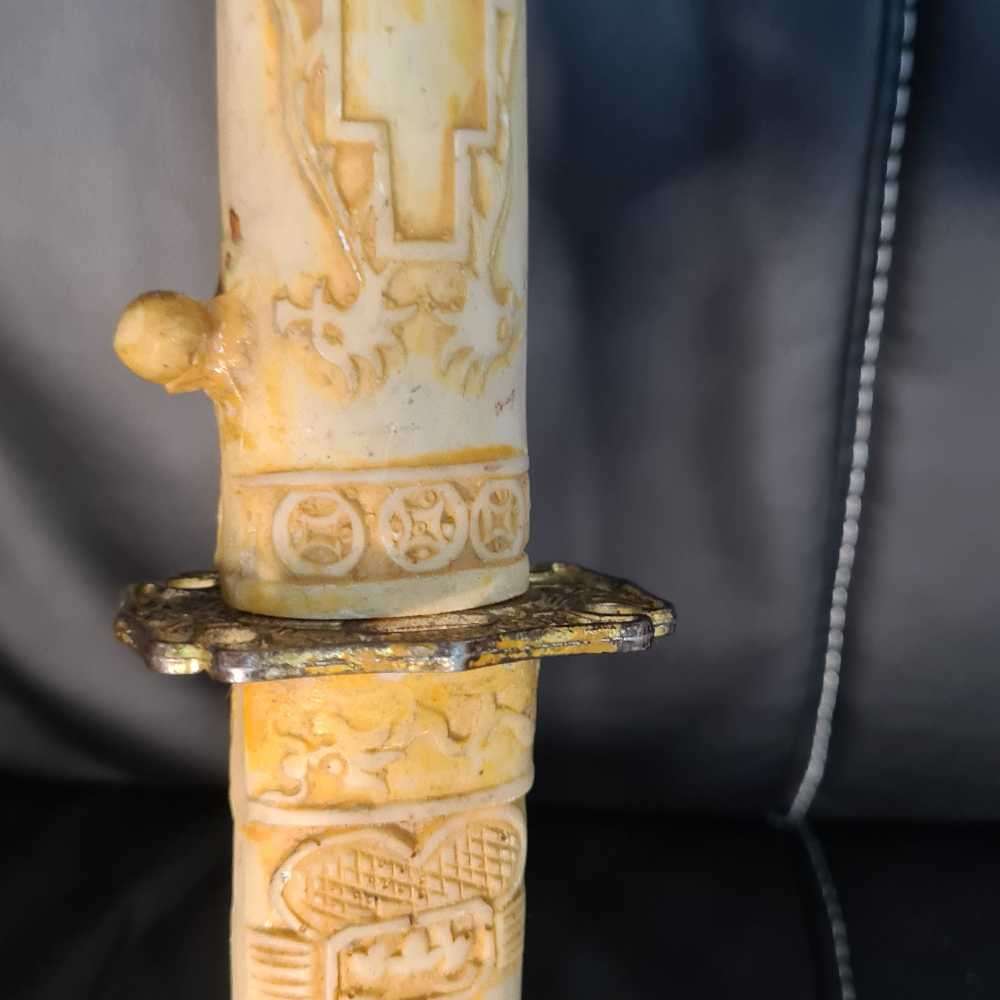 Japanese Katana sword in bone plate 800mm