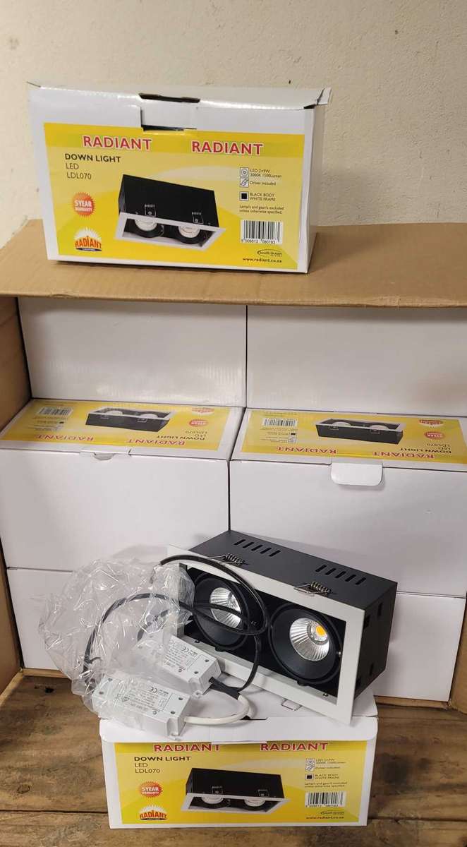 2x9w LED Quality Osram Downlight Twin Set (Bid per piece)