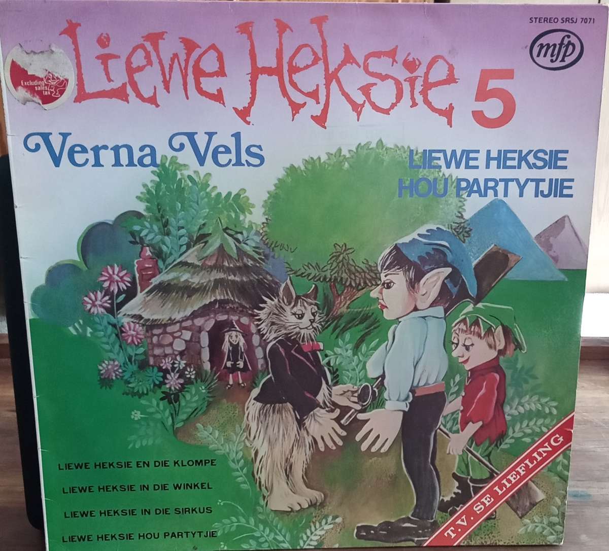 LIEWE HEKSIE 5 - VERNA VELS LP VINYL RECORD AFRIKAANS