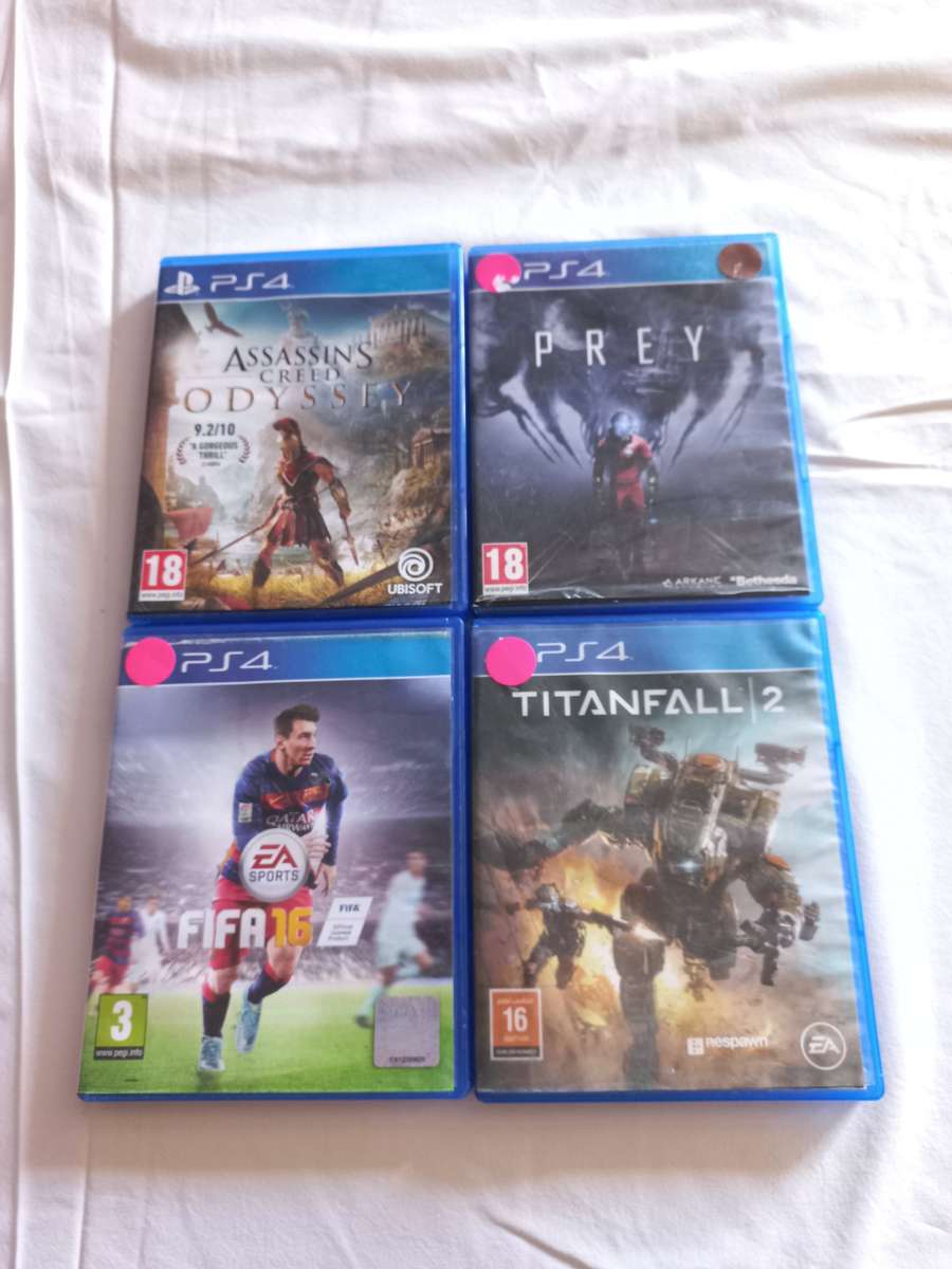 Playstation 4 games collection