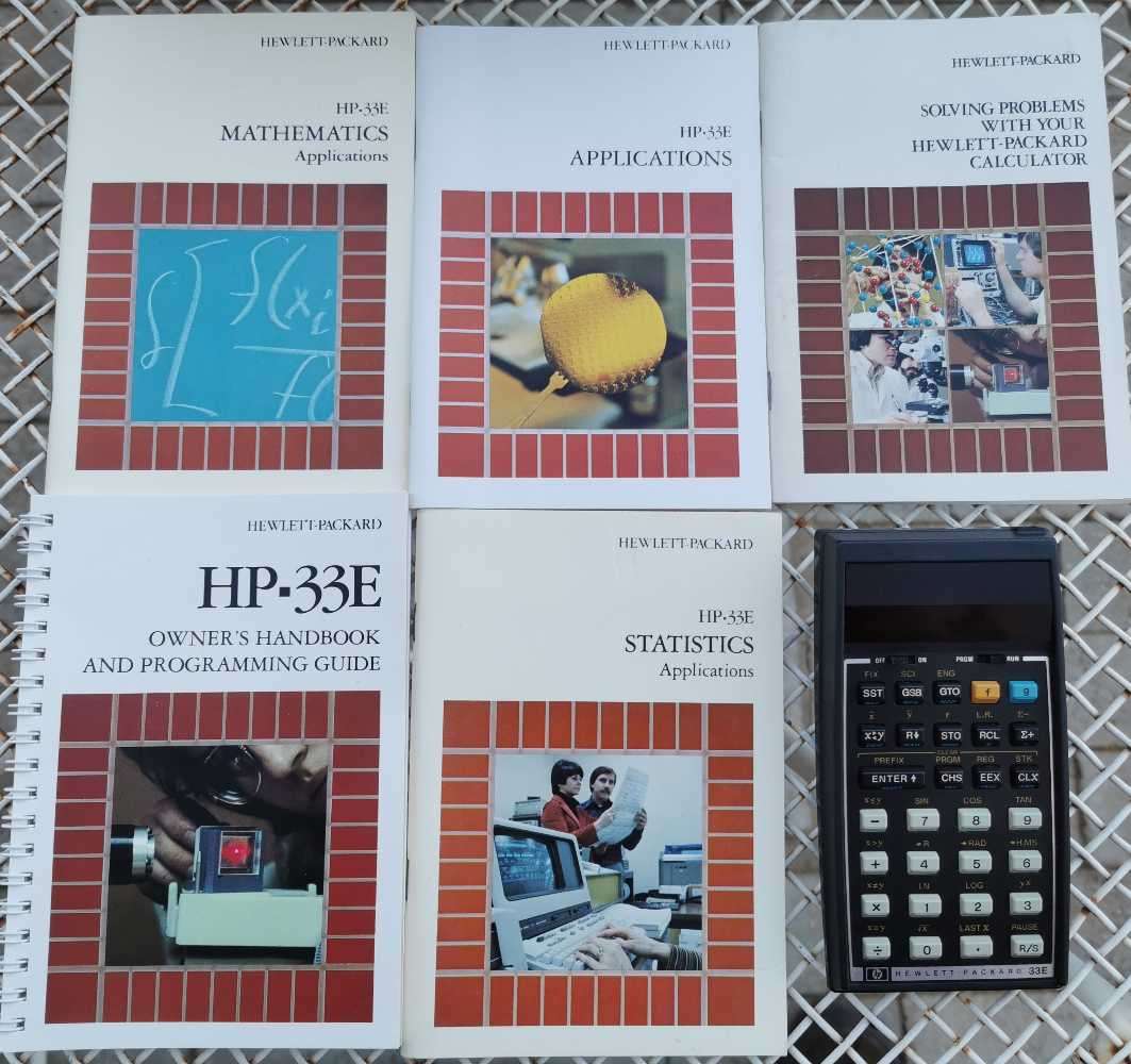 Hewlett Packard HP-33E calculator