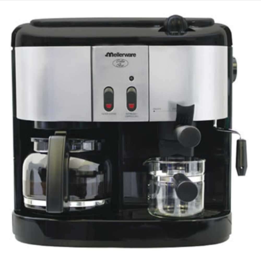 Mellerware coffee bar. Espresso and coffee maker