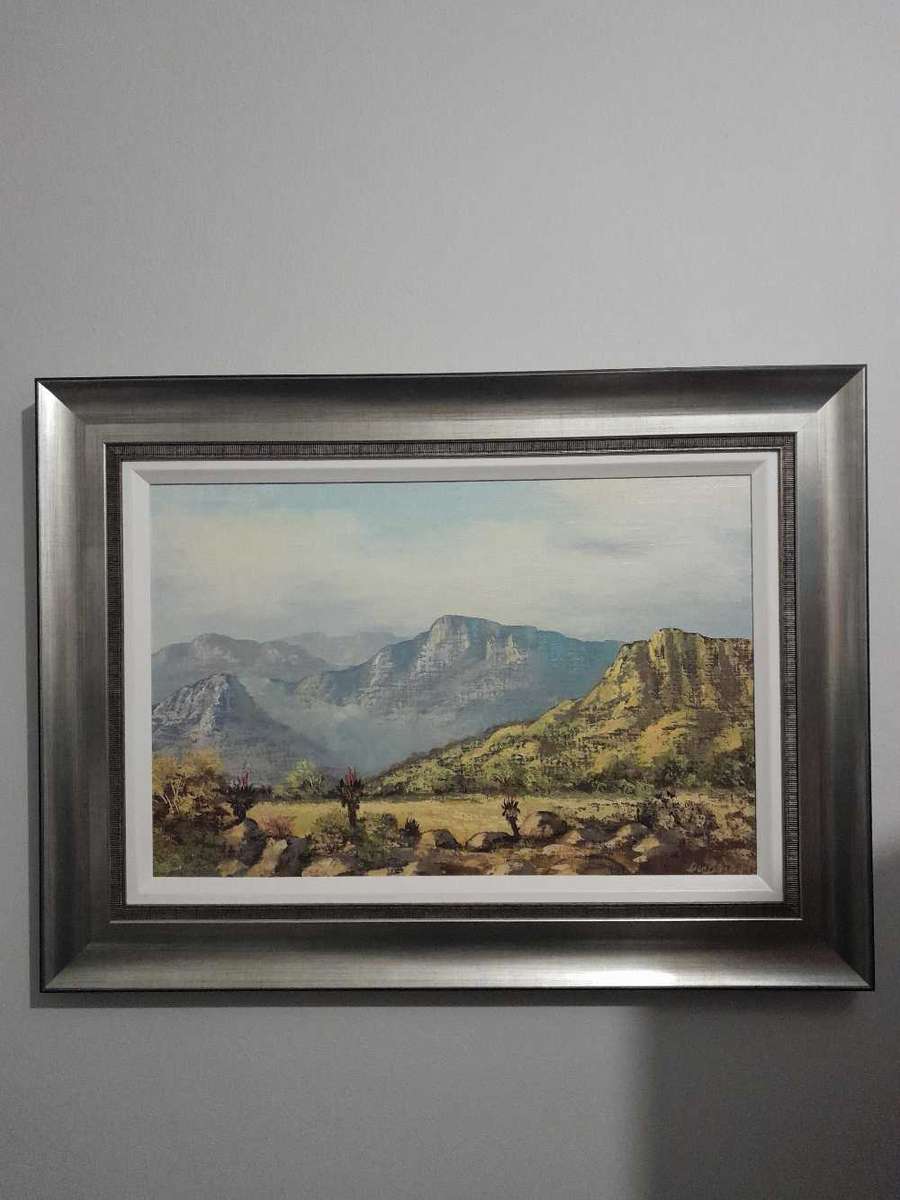 Don Benzien Oil Painting (Newly Framed)