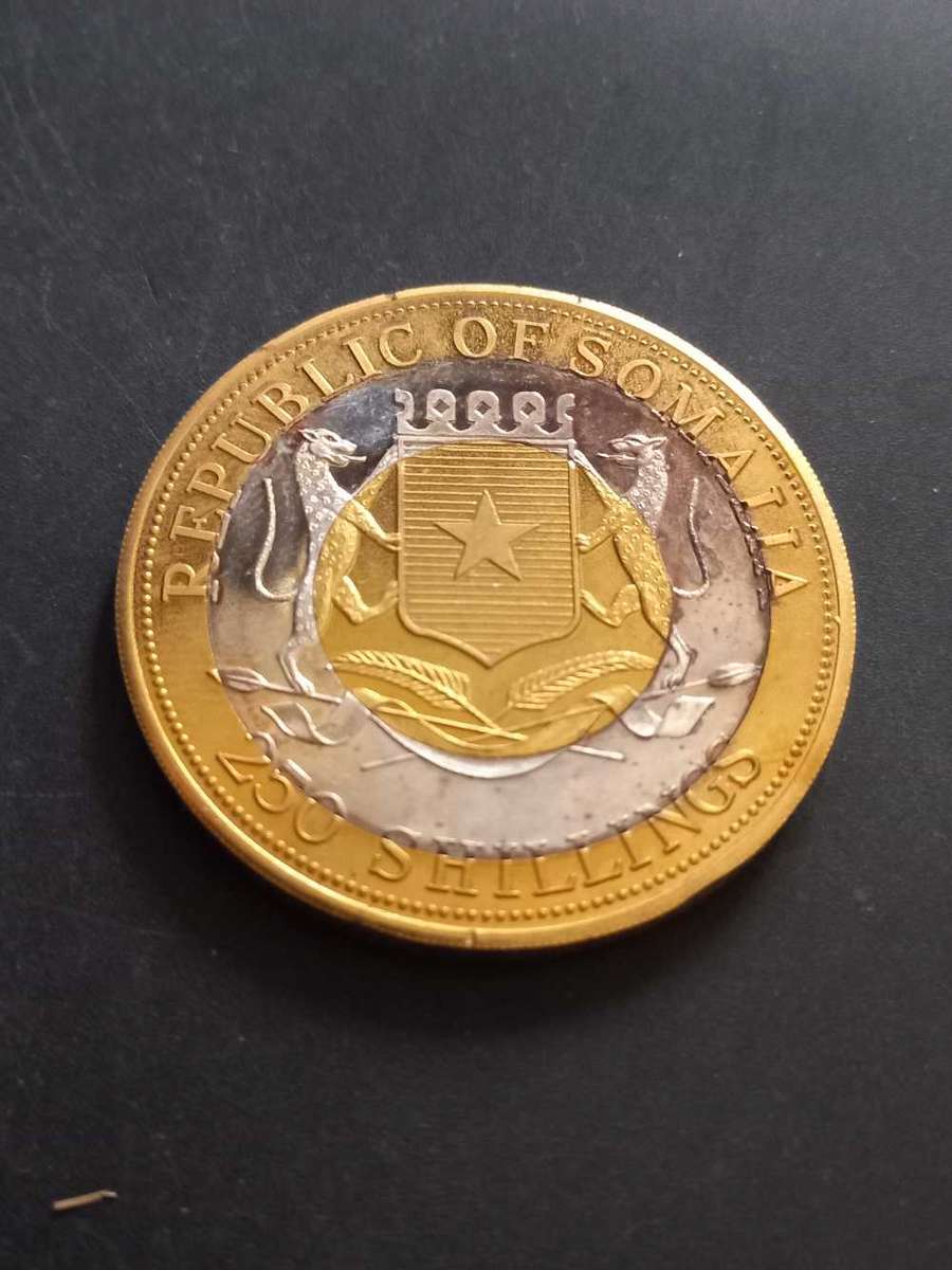 2000 Republic of Somalia 250 Shillings. Nelson Mandela commemorative issue