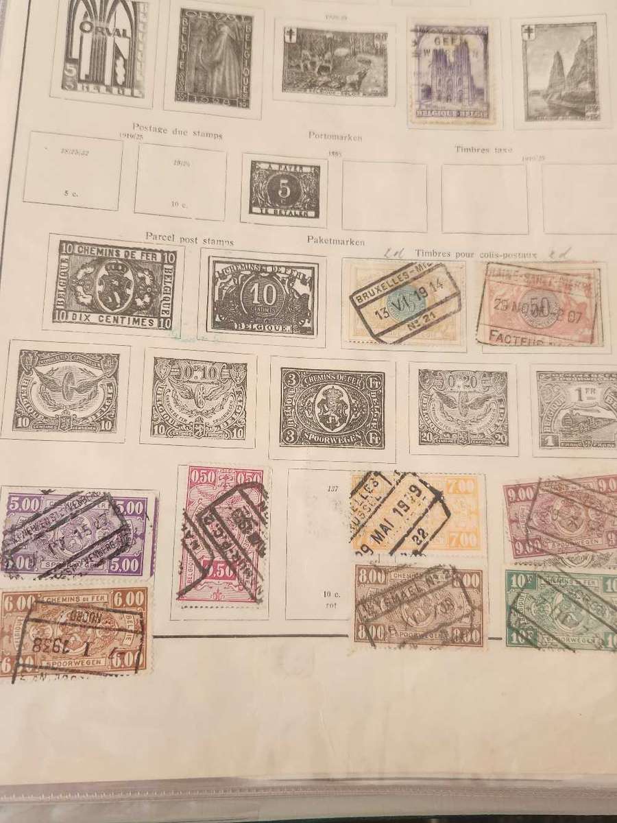 Belgium - vast Selection on album pages (1850 to more modern)