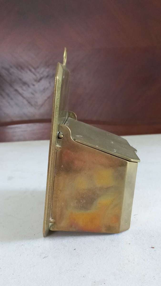 Vintage Brass salt box