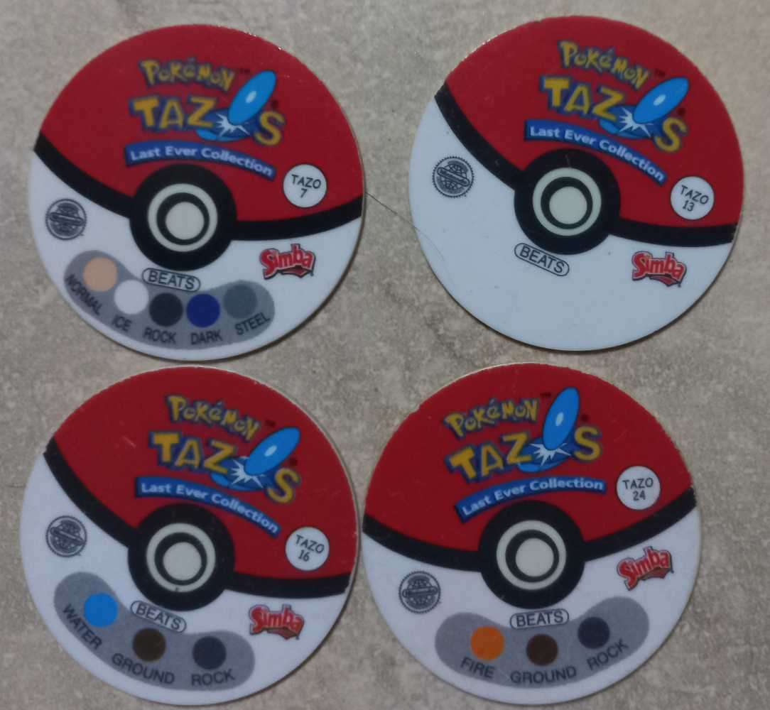 Pokemon Tazos Limited Edition - The Last Ever Collection