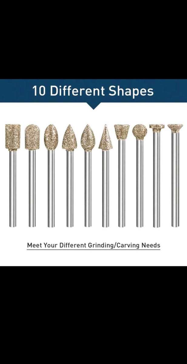 20pc Rhinestone Grinding burr diamond tip