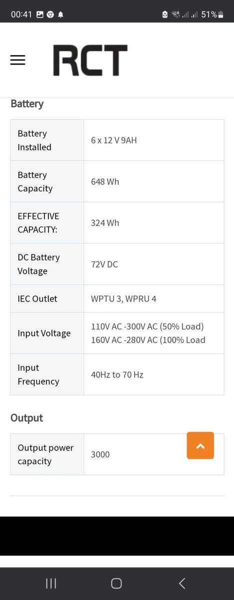 RCT 3000va/2400w Online Tower UPS (RCT-3000-WPTU)
