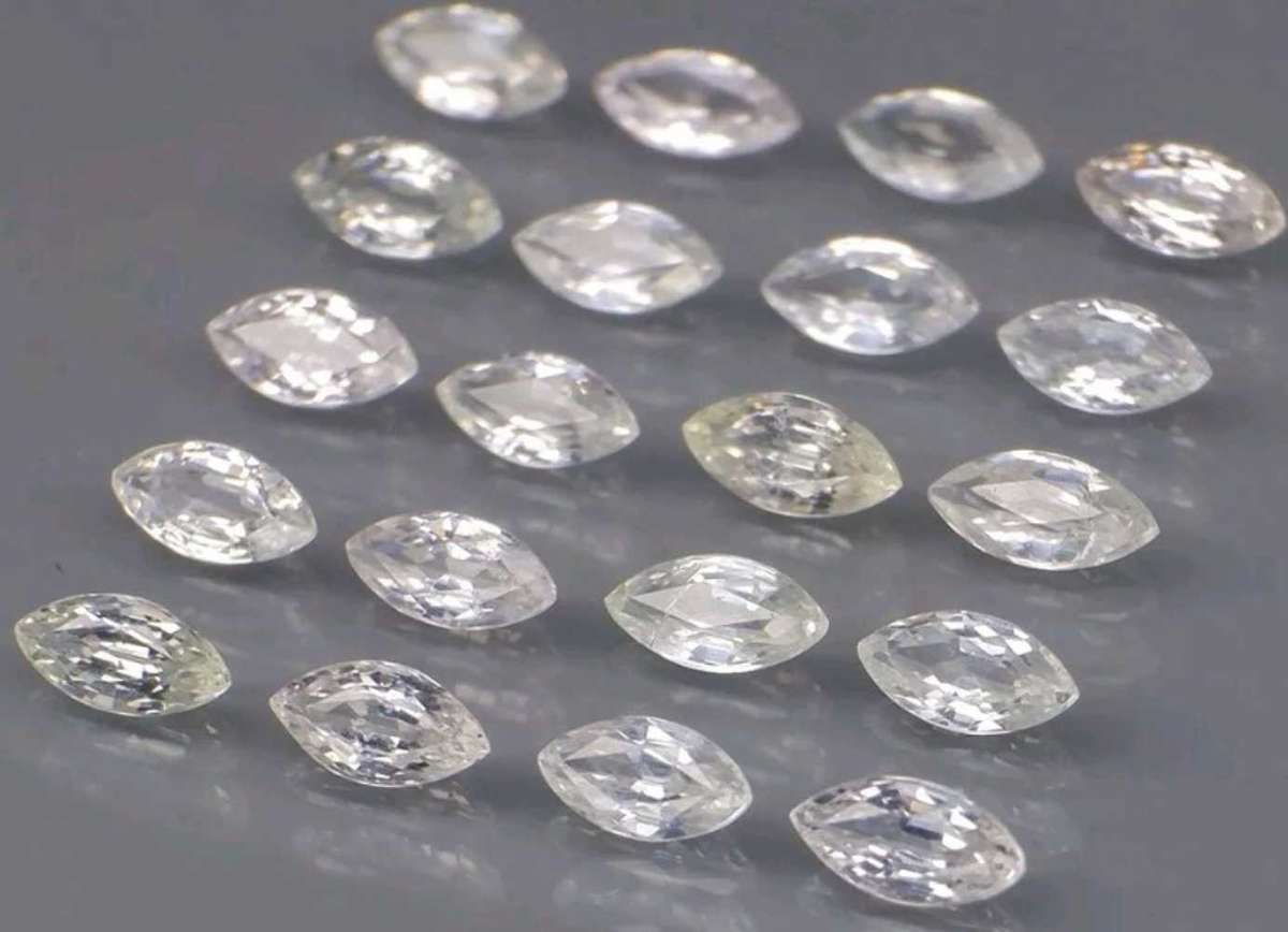 Natural 3.58 Ct White Ceylon Sapphires