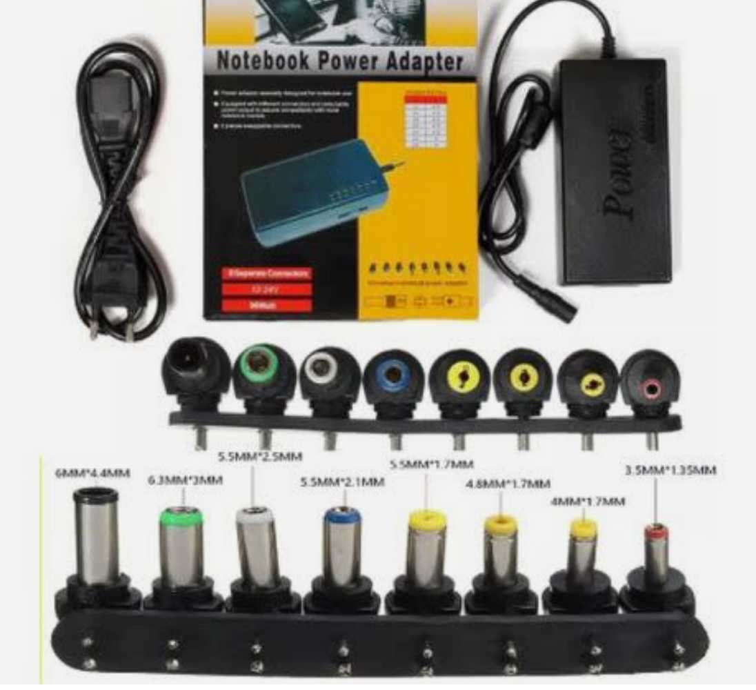Universal Laptop charger,power adapter, 8 piece connectors