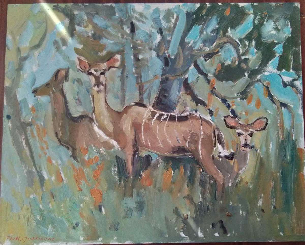 Phillip Terblanche Oil on board