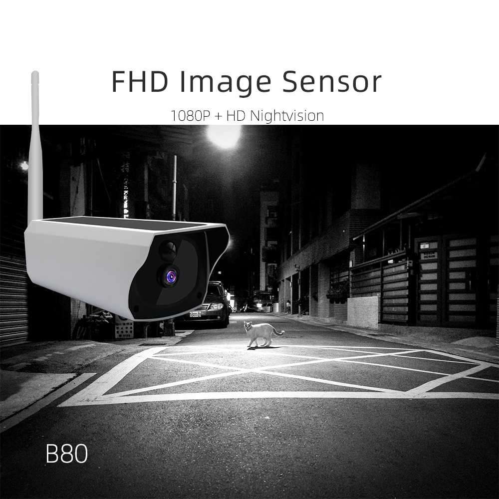 Low power solar wifi bullet camera