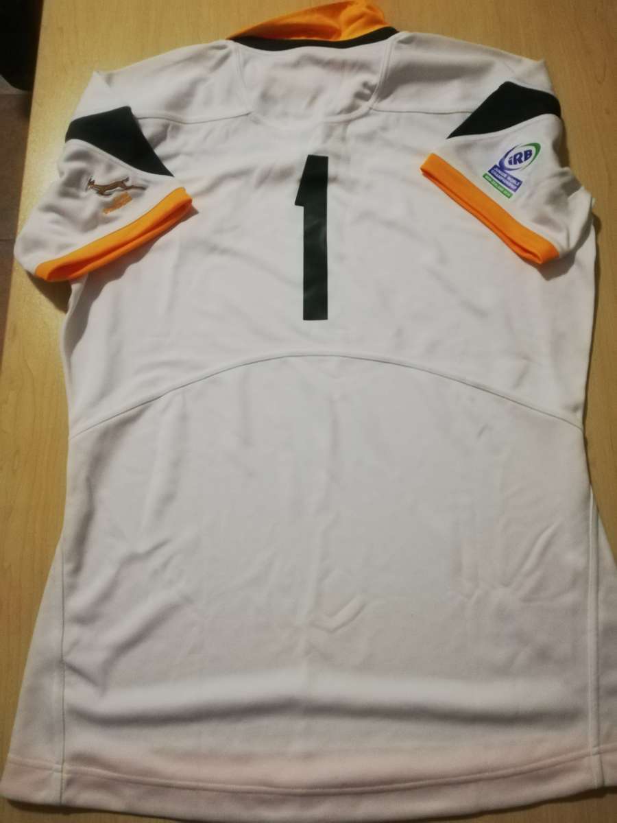 Junior Springbok Player Issue Jersey RWC 2014 no 1 Size 3XL