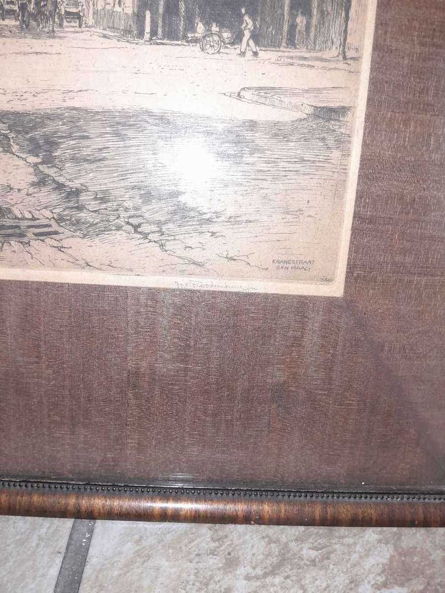 Hendrikus Roodeburg Kranesstraat den Haag Print