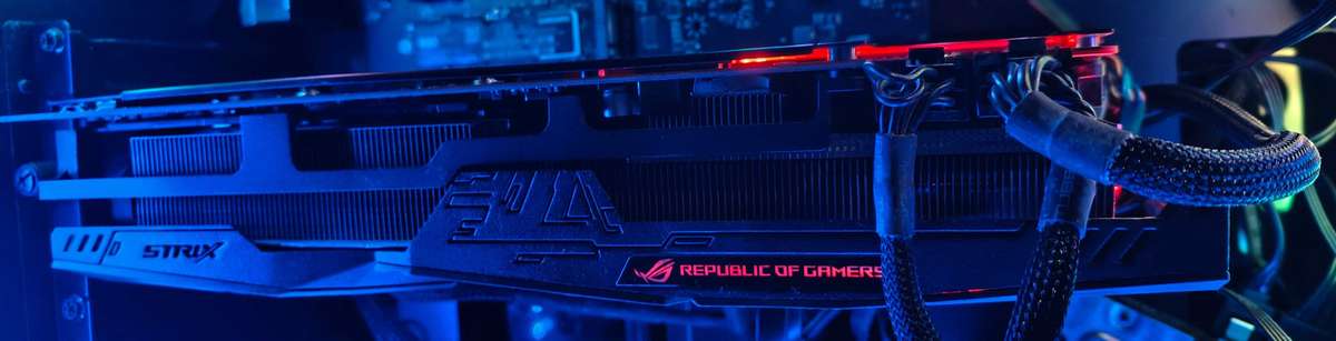 Asus Strix RX5700XT graphics card