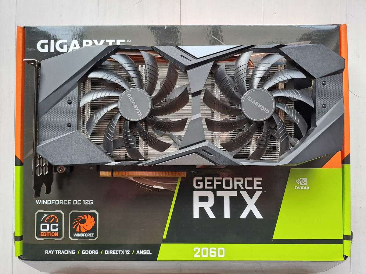 GeForce RTX 2060 WINDFORCE OC 12GB GDDR6 Graphics Card - As New in Box with 1 Year Warranty