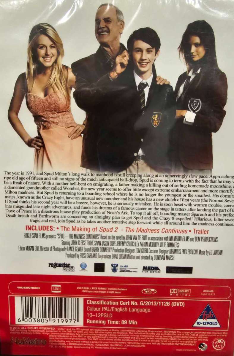 The Spud trilogy on DVD