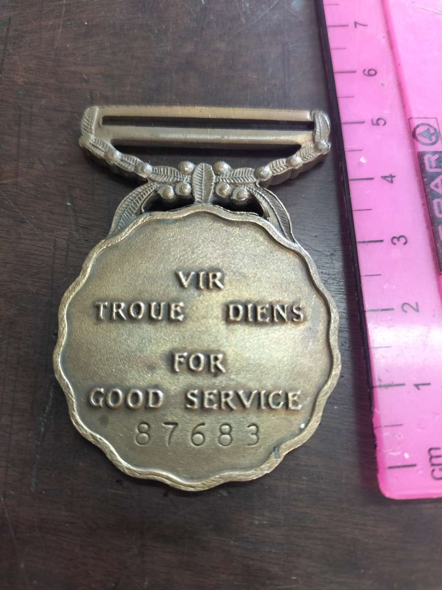 SADF Full Size Good Service Medal (No Ribbon)