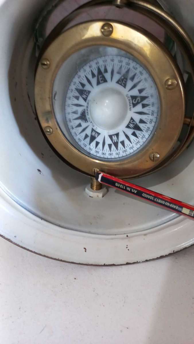 Vintage `C Plath Hamburg Germany ` ships binnacle compass