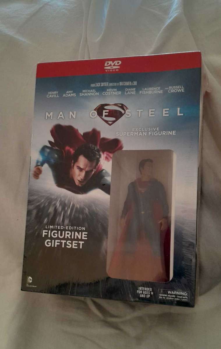 Man of Steel DVD with limited edition figurine
