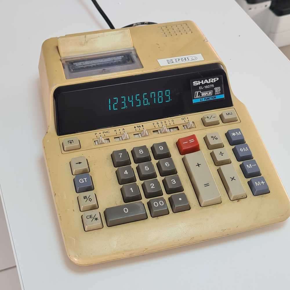 Sharp printing calculator