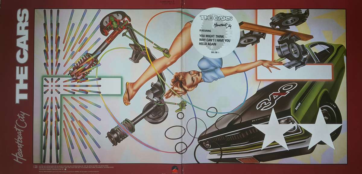 THE CARS - HEARTBEAT CITY Vinyl, LP, Album, Stereo, Gatefold Sleeve Country: Germany Released: 1984