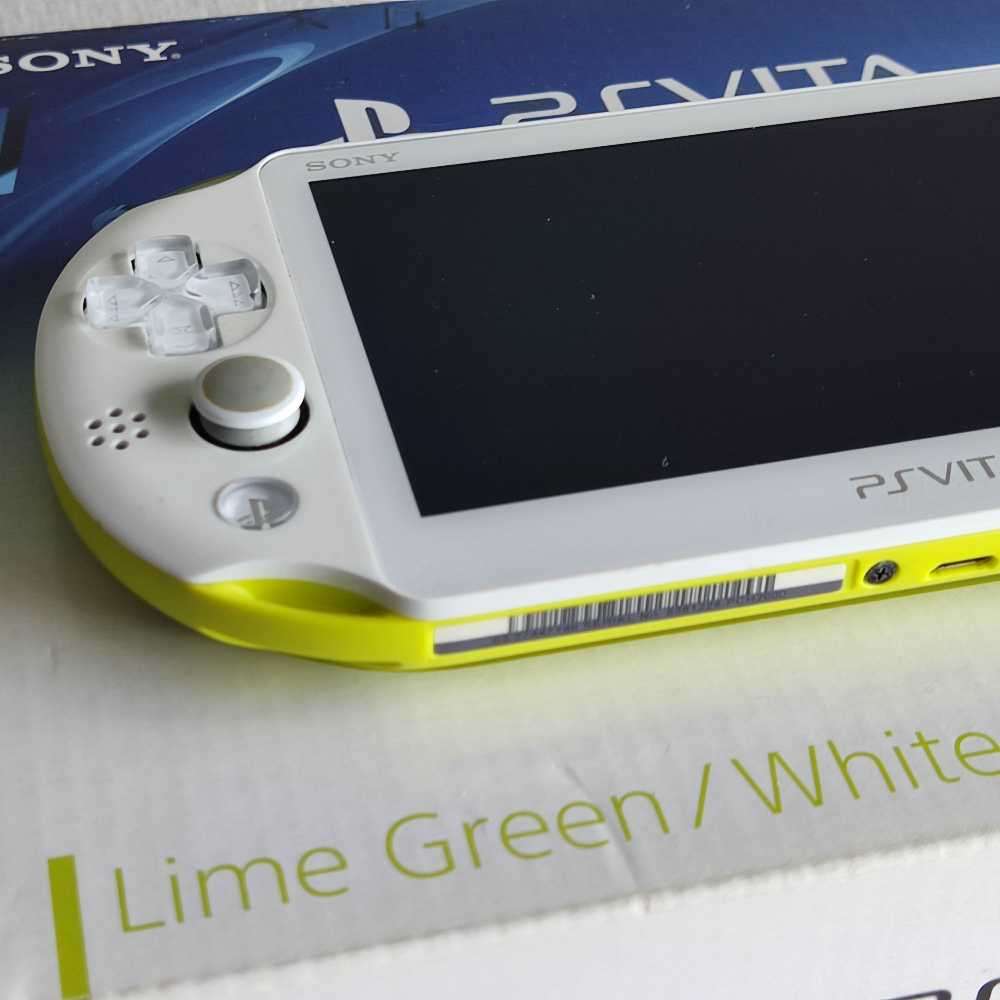 PS Vita / Playstation Vita Slim Model 2000 - Lime Green/White console