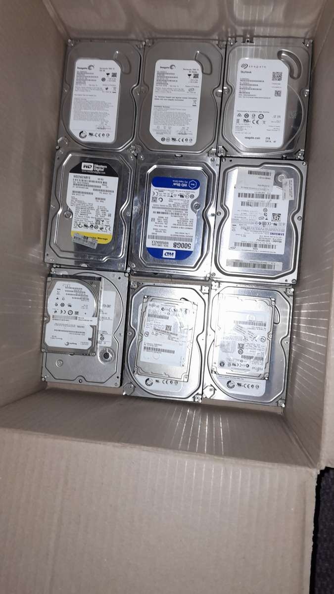 Box of hdd total of 9230gb